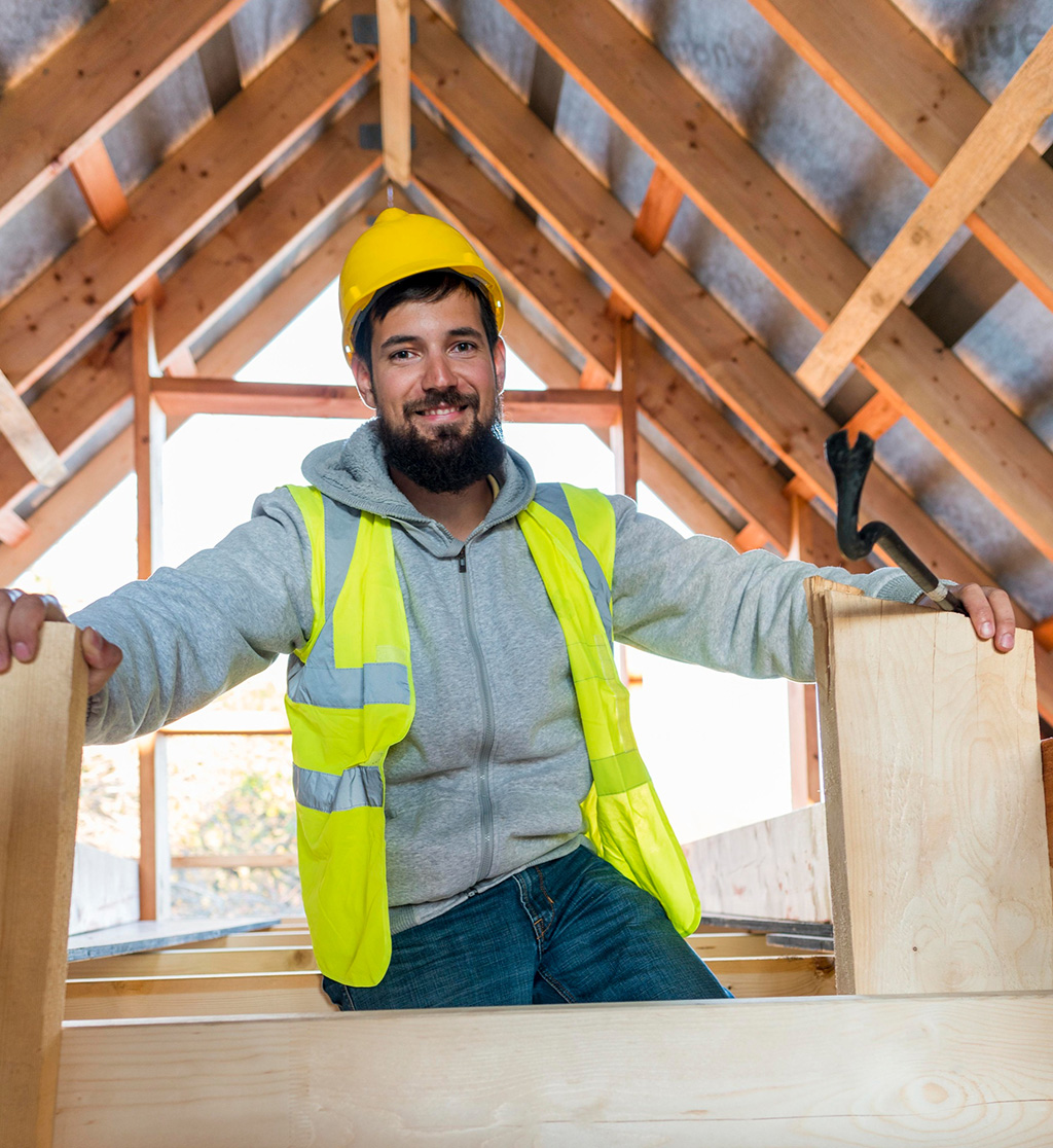 Roofing Student at Emerge